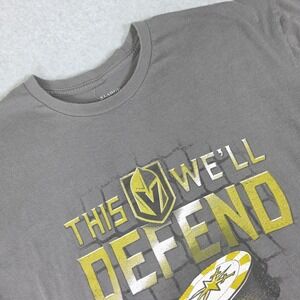 Grunt Style Las Vegas Golden Knights T Shirt‎ Men's Size XXL Gray Short Sleeve